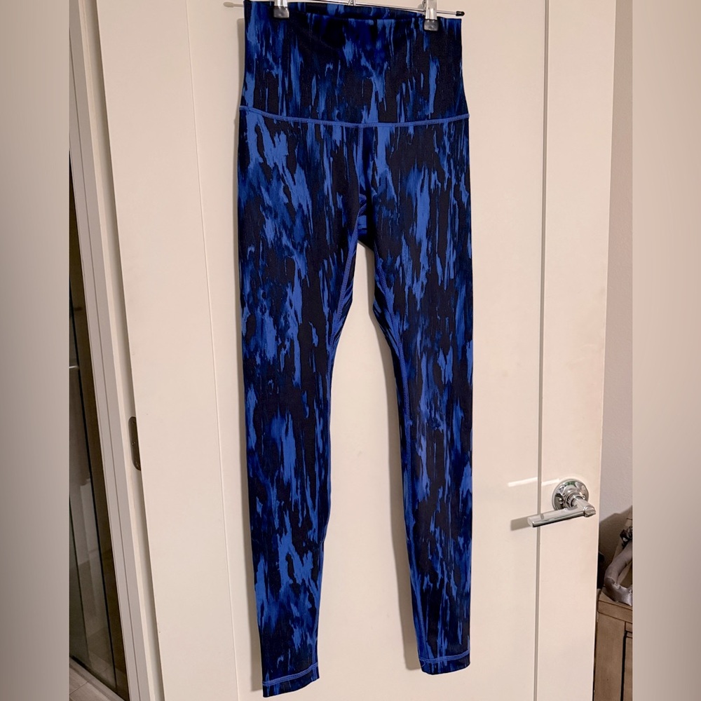 High Rise Patterned Leggings, Size 4 by lululemon